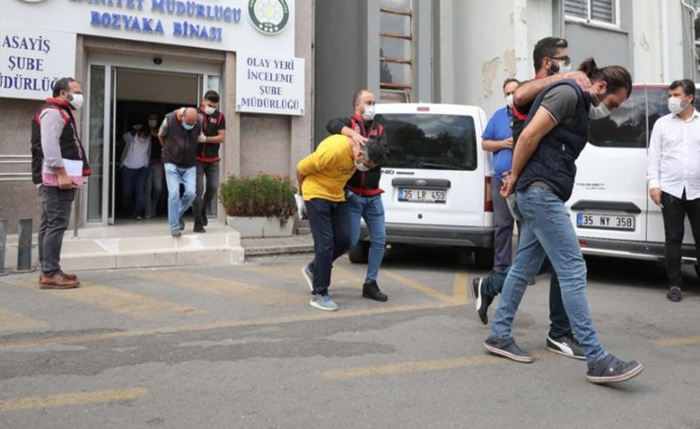İzmir'de sahte içki operasyonlarında gözaltına alınan 10 zanlı tutuklandı