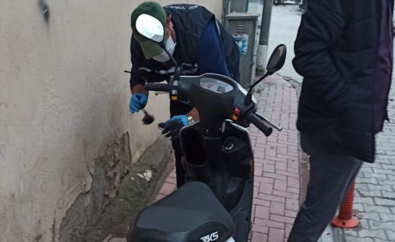 İzmir'de sipariş teslim eden kuryenin motosikletini çalan kişi tutuklandı