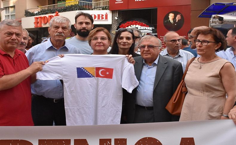 İzmir'de Srebrenitsa Katliamı unutulmadı
