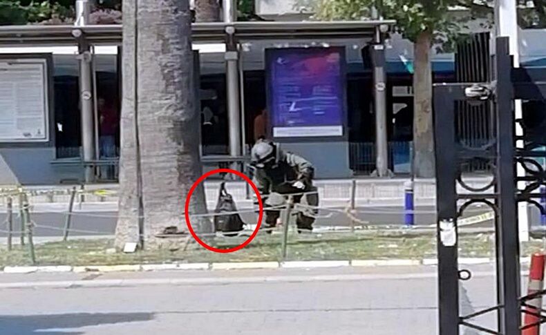 İzmir'de şüpheli çanta kontrollü patlatıldı