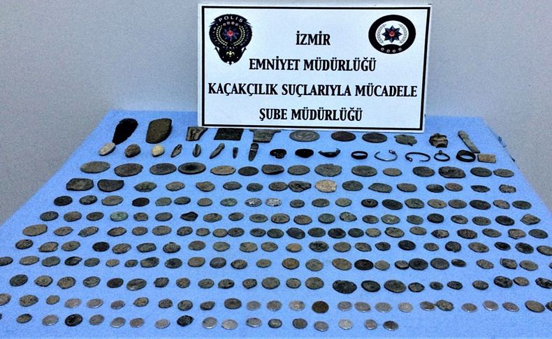İzmir'de tarihi eser baskını