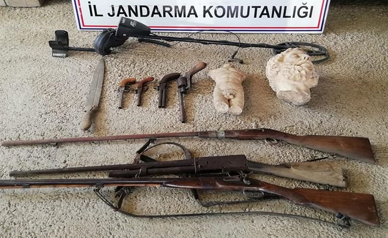 İzmir'de tarihi eser kaçakçılığı operasyonu