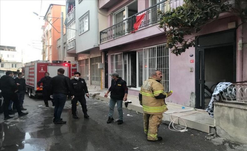 İzmir'de tatlı imalathanesinde çıkan yangında bir kişi yaşamını yitirdi