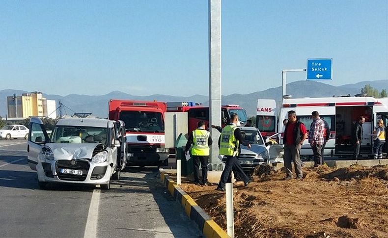 İzmir'de trafik kazaları: 9 yaralı