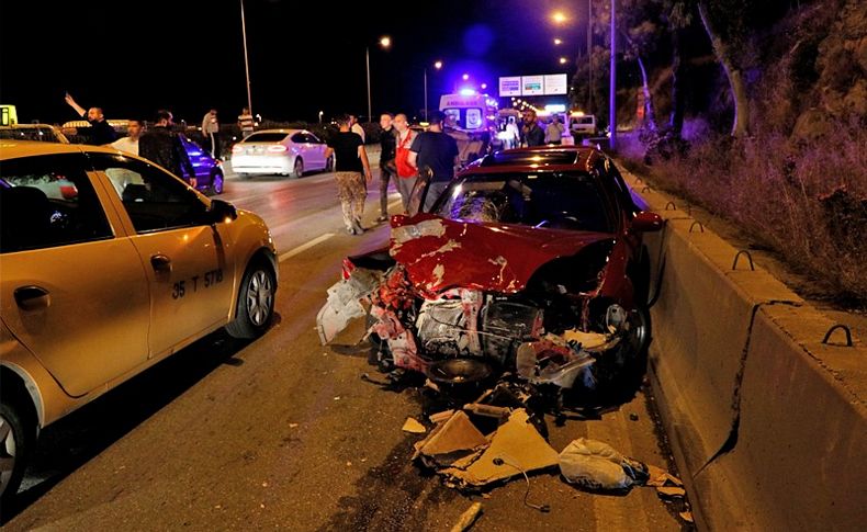 İzmir'de zincirleme kaza: 5 yaralı