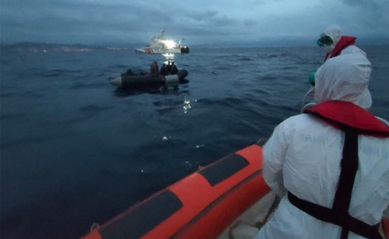 İzmir'de Türk kara sularına itilen 78 sığınmacı kurtarıldı