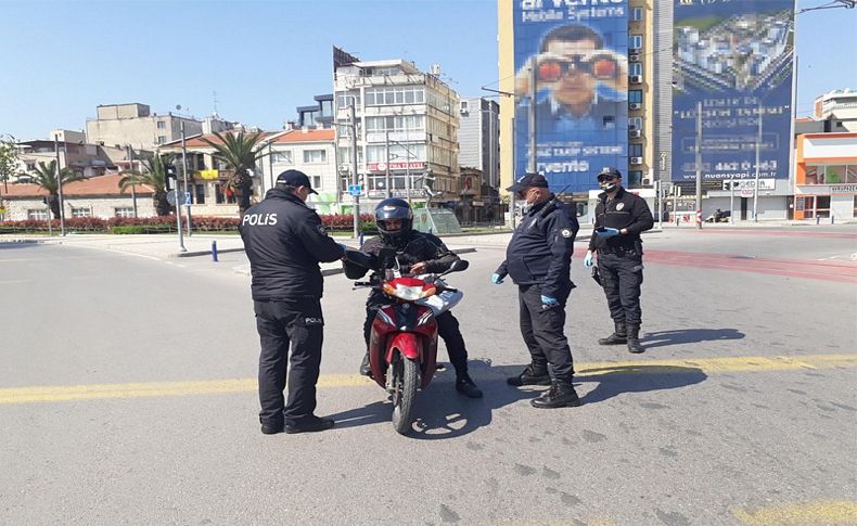 İzmir'de yasağa uymayanlara işlem!