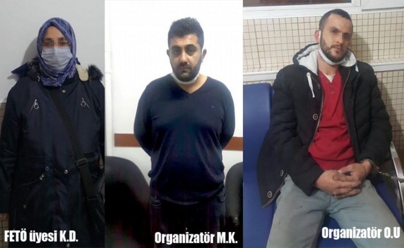 İzmir'de Yunanistan'a gitmeyen çalışan 7 sığınmacı ile 1 FETÖ üyesi yakalandı