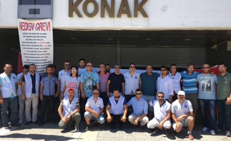İzmir'deki İZDENİZ grevi 20. gününde