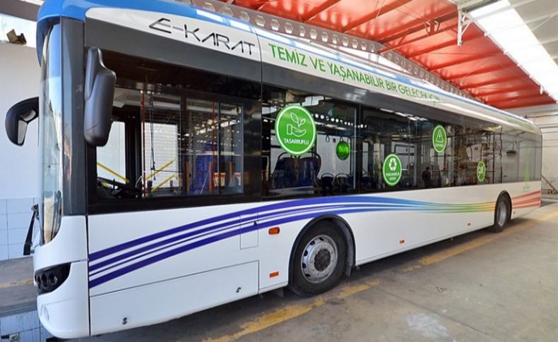 İzmir’in elektrikli otobüsleri geldi