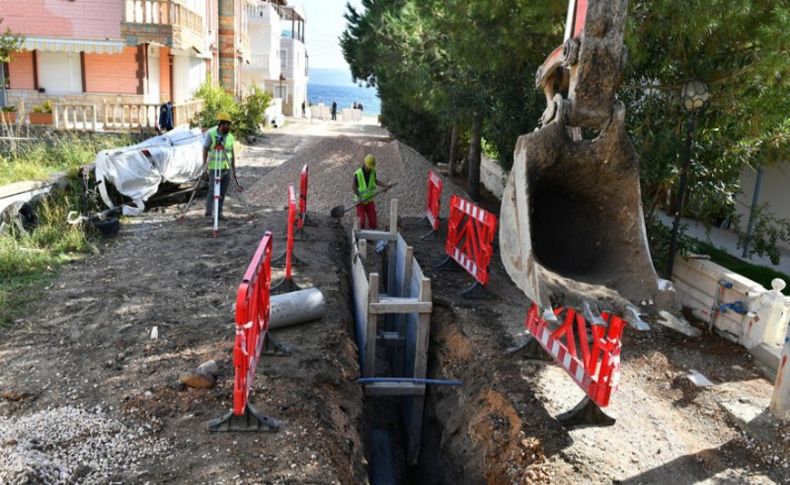 İzmir’in turizm beldelerinde altyapı atağı