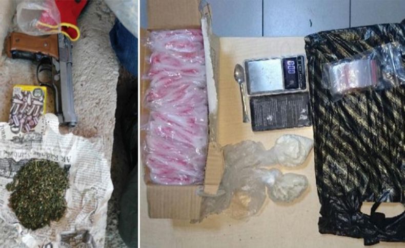 İzmir'in altı ilçesinde operasyon: Zehir tacirlerine darbe