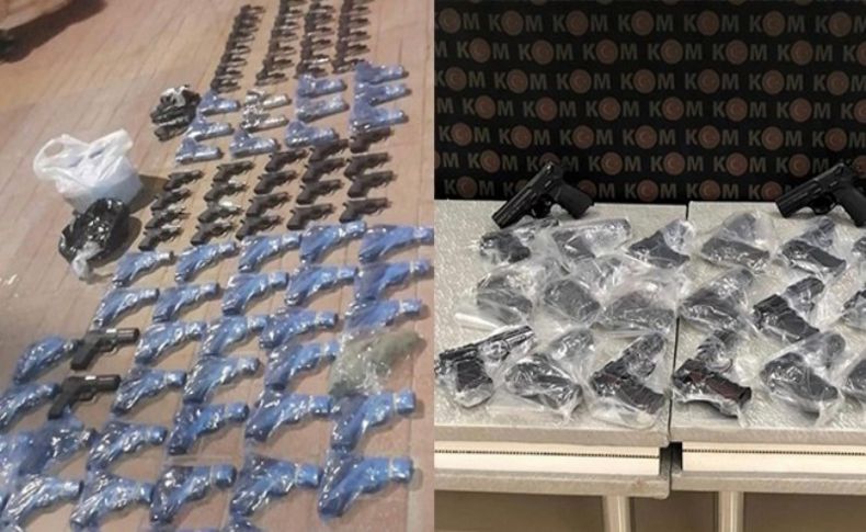 İzmir merkezli uluslararası silah kaçakçılığı yapan örgüte operasyon: 13 gözaltı