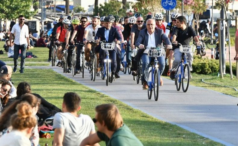 İzmir pedalladı, Avrupa'yı solladı