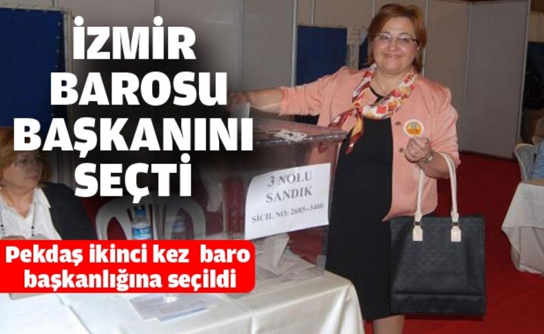İzmir Barosu başkanını seçti