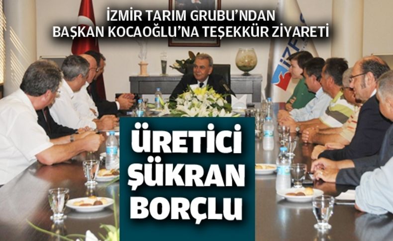 İzmir Tarım Grubu’ndan Başkan Kocaoğlu’na teşekkür ziyareti