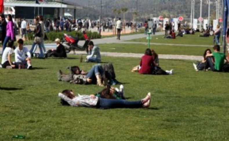 İzmir'de güzel hava keyfi