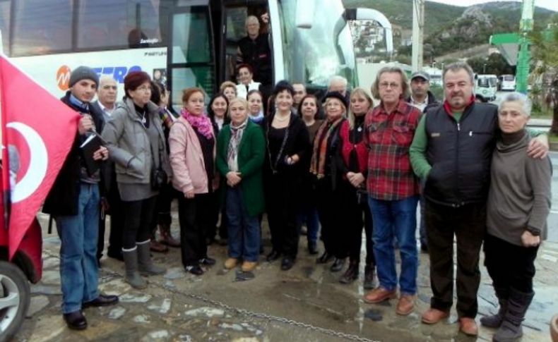 İzmir'den Silivri'ye destek yolculuğu