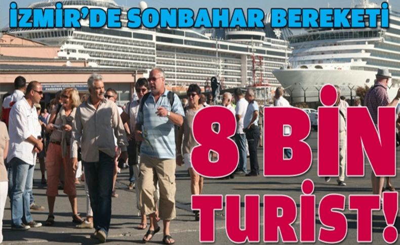 İzmir'der sonbahar bereketi: 2 bin turist!