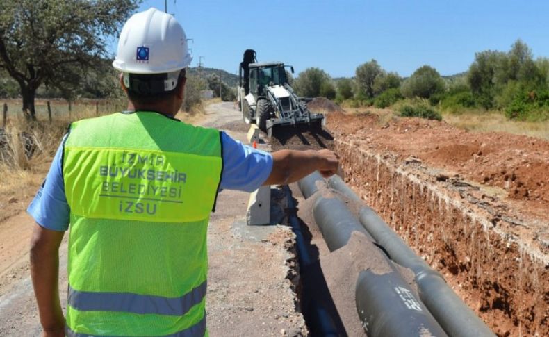 İZSU Çeşme’nin altyapısını yeniliyor