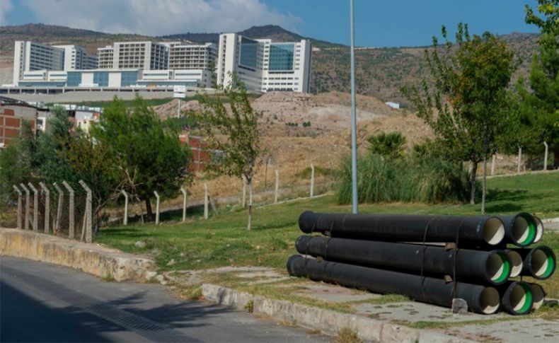 İZSU’dan Şehir Hastanesi’ne 3 km uzunluğunda içme suyu hattı