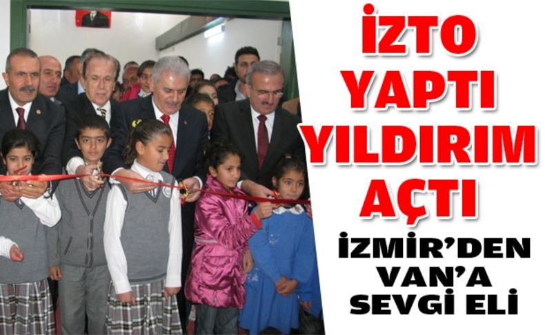 İZTO’nun van’da yaptığı okul törenle açıldı