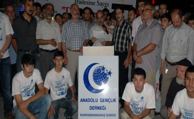 Kahramanmaraş’ta Mısır'daki darbe protesto edildi