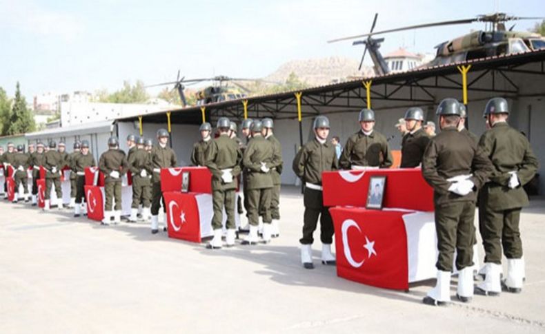 Kahreden görüntü; Şehitler böyle uğurlandı!