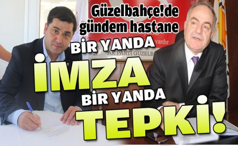 Güzelbahçe'de gündem hastane!