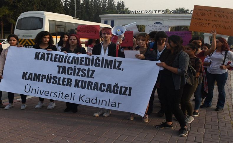 Kampüsteki taciz şüphelisinin serbest kalmasına tepki