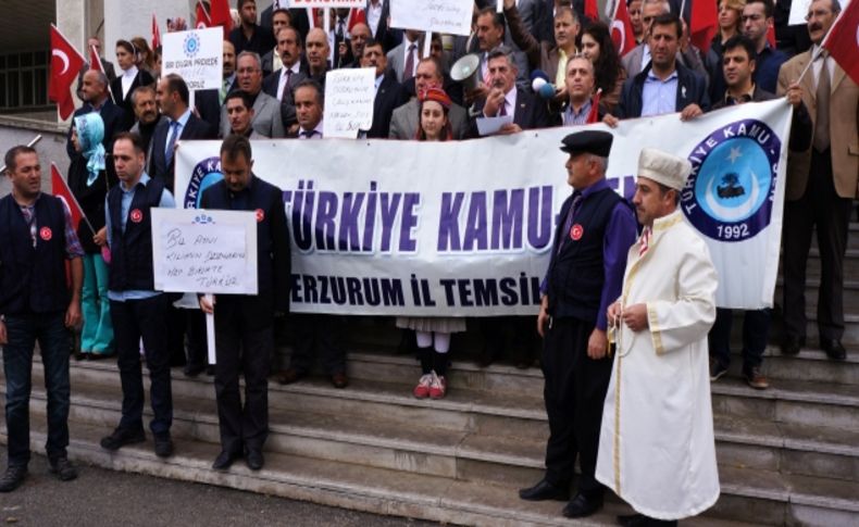 Kamu Sen demokratikleşme paketini protesto etti