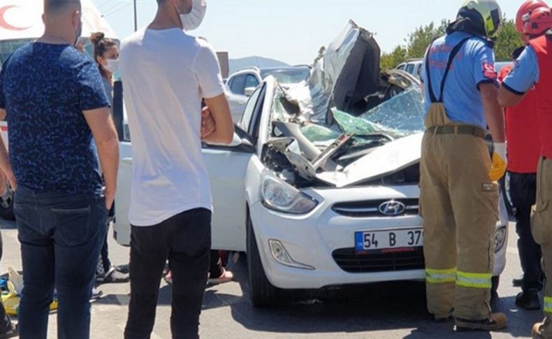 Kamyondan fırlayan teker can aldı