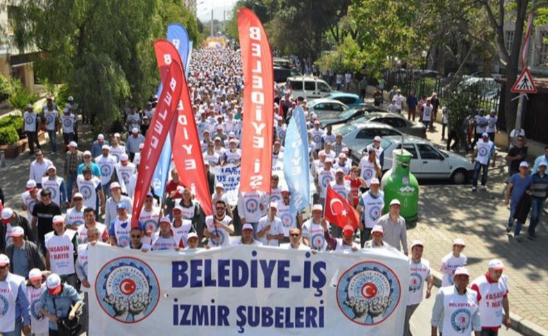 DİSK'te kutlama geleneği bozuldu