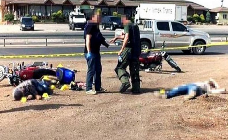 PKK'lılar motosiklet üzerindeyken vuruldu