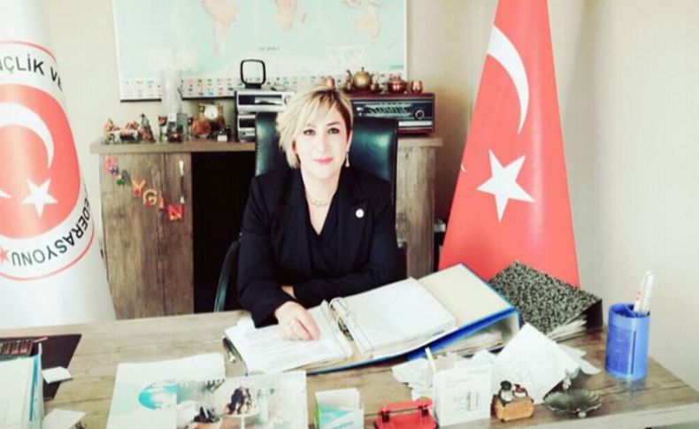 Emine Caner, ilçe başkanı
