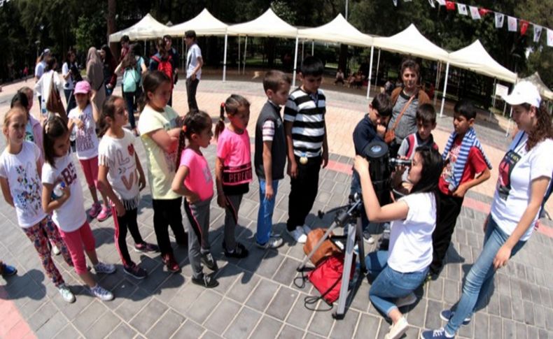 Büyükpark'ta gökyüzü şöleni