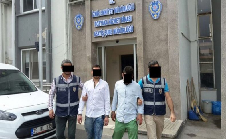 Hırsızlar suçüstü yakalandı