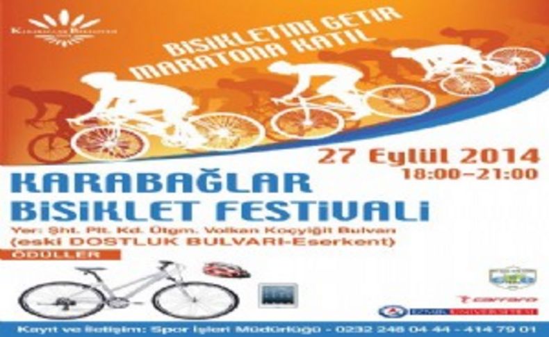 Karabağlar’da bisiklet festivali