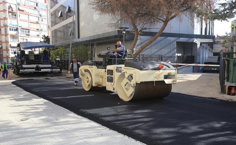 Karabağlar'da asfalt seferberliği