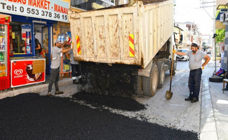 Karabağlar’da asfalt seferberliği