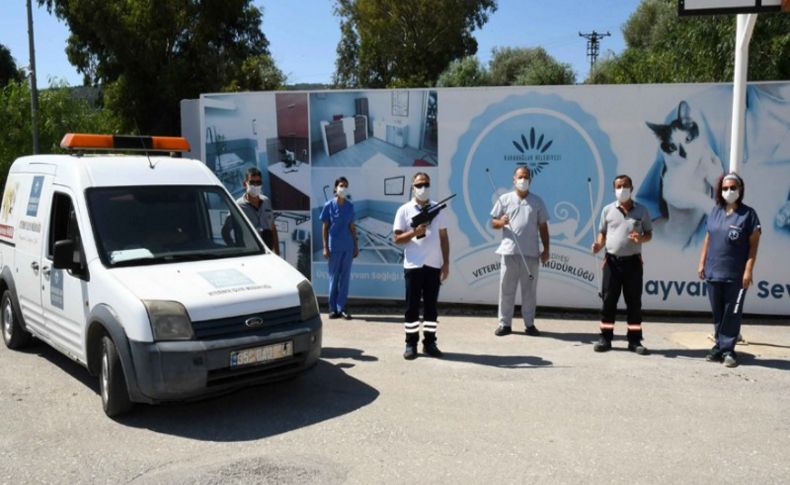 Karabağlar’da kurban yakalama timi