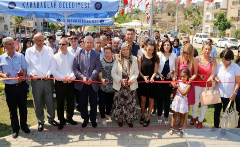 Karabağlar'da park açılışında “demokrasi” vurgusu