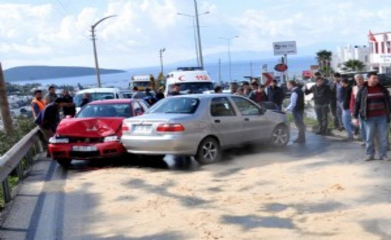 Bodrum'da yağ kazası