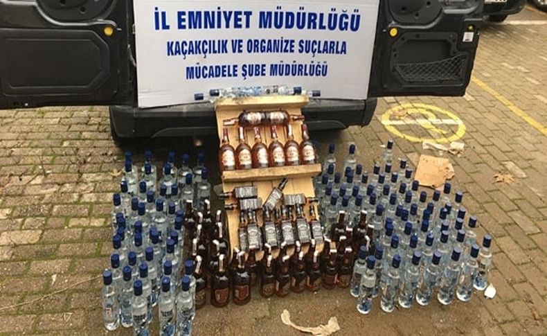 Kargoyla sahte içki siparişi yaptılar