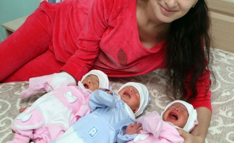 Karısı üçüz doğurunca kayıplara karıştı