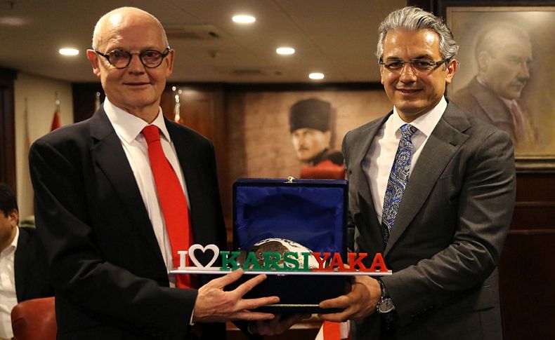 Karşıyaka Belediyesi Monaco Prensliği Başbakanı'nı ağırladı