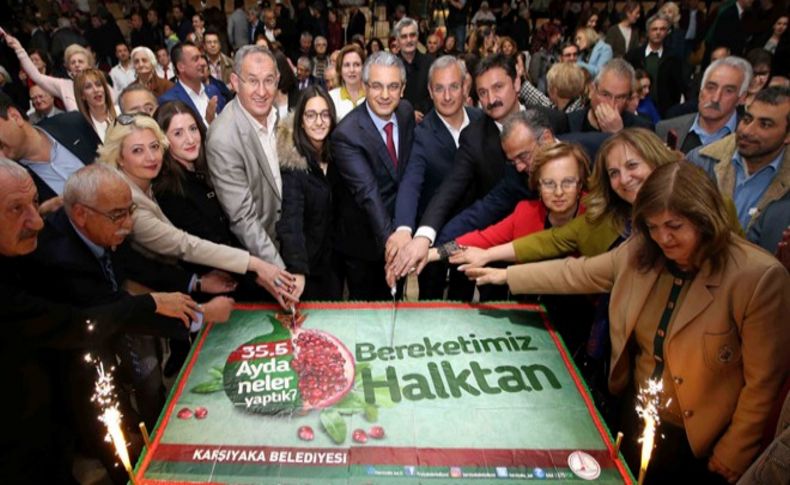 Karşıyaka'da 35.5 kutlaması