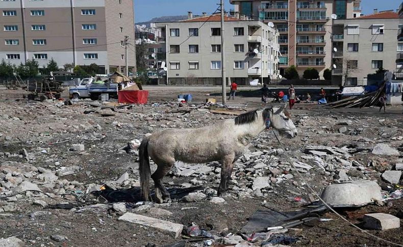 Karşıyaka’da yıkım operasyonu: Hurdacı çadırları kaldırıldı!