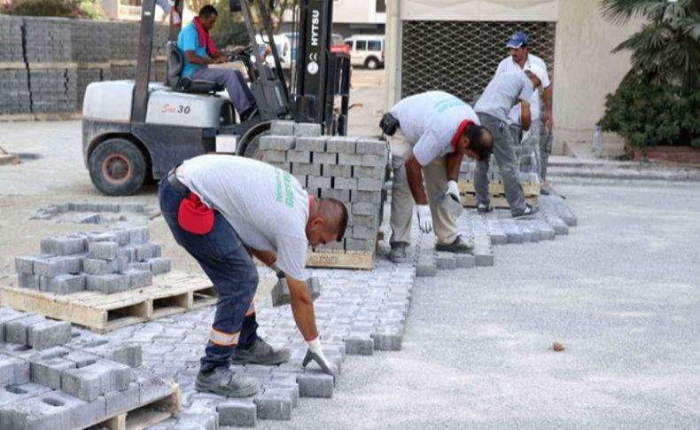 Karşıyaka sokaklarına estetik dokunuş