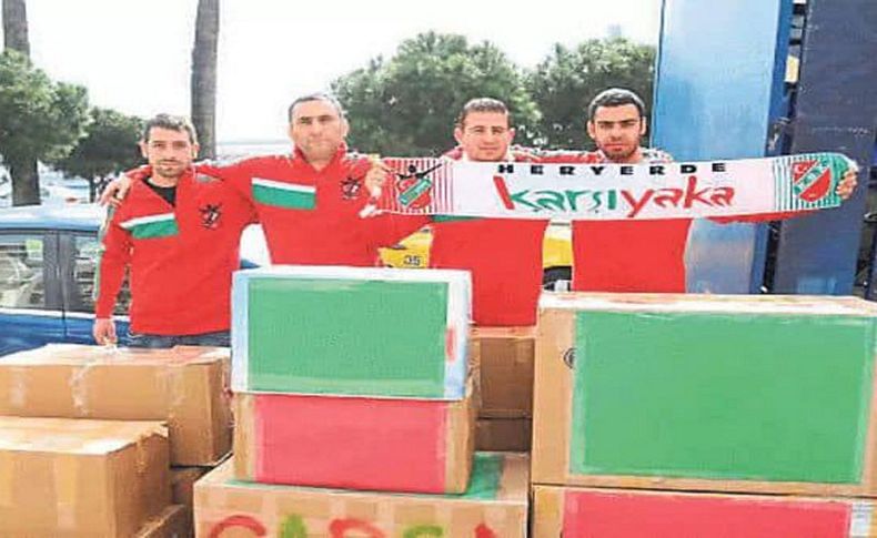 Karşıyaka taraftarı Cizreli kardeşlerini unutmadı